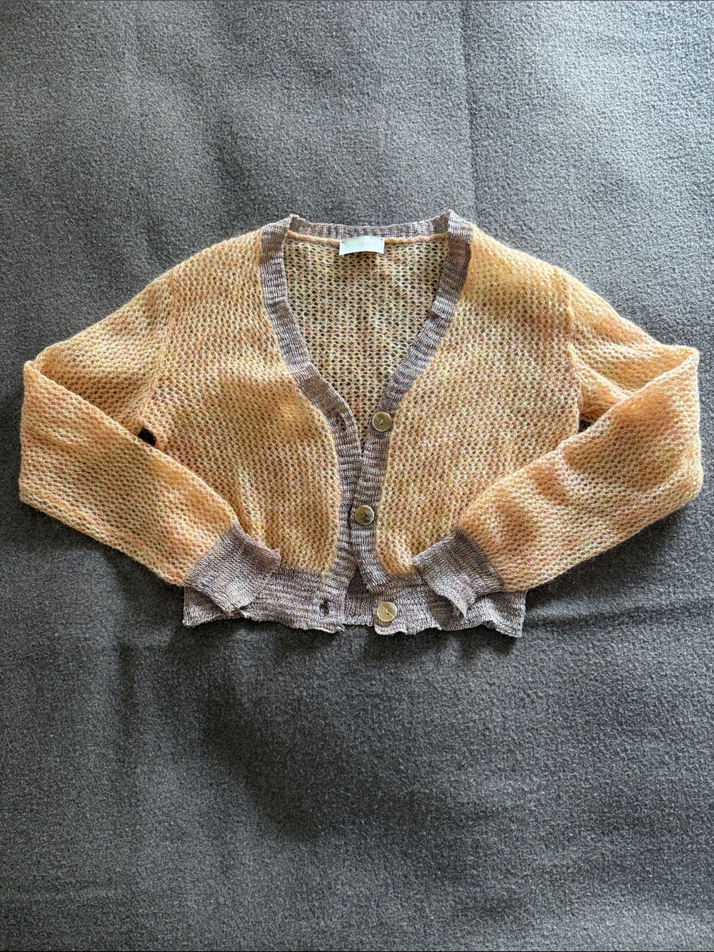 Momoni Open Knit Cardigan Sweater